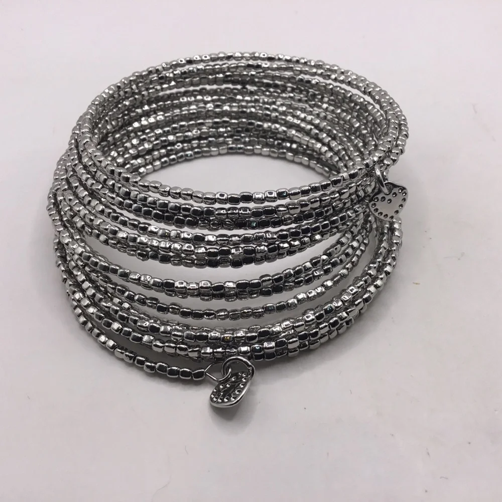 Vintage AVON Etched Heart Locket and STELLA & DOT Bardot Spiral Bracelet 🔥 - Picture 4 of 8